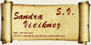Sandra Viciknez vizit kartica